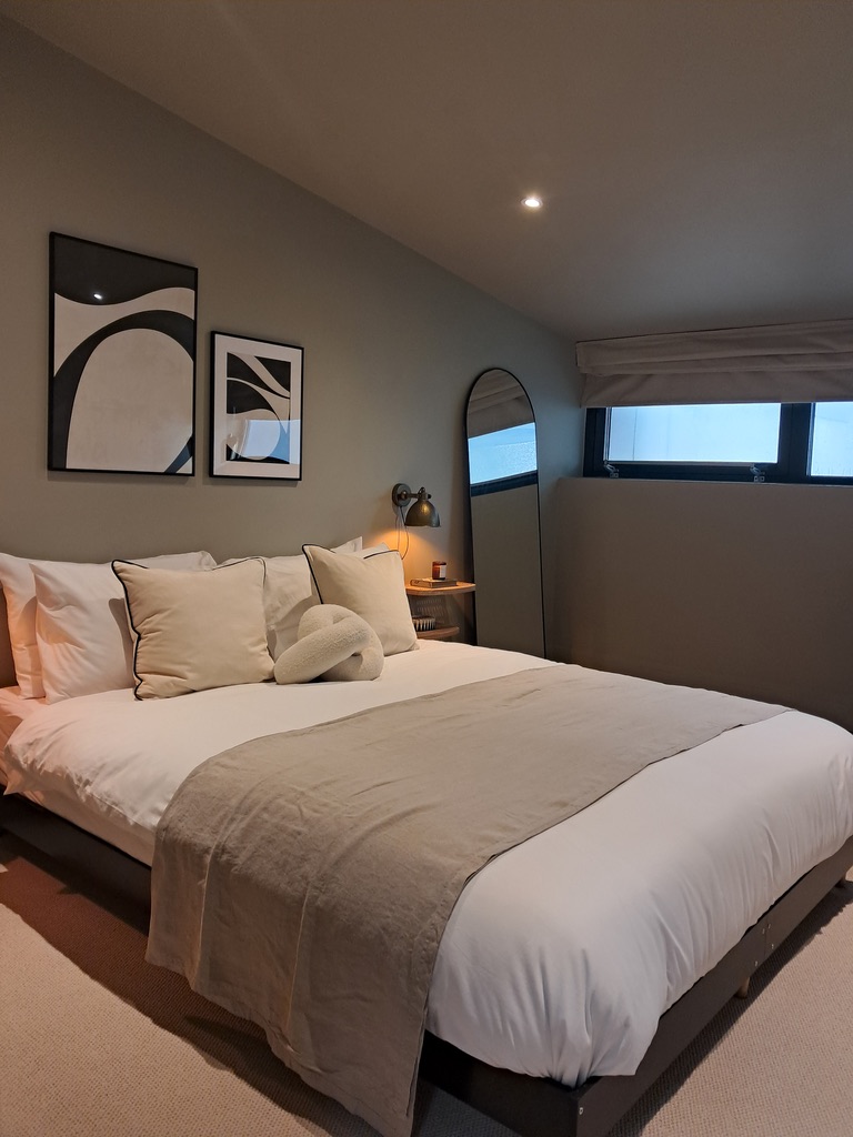 Finished bedroom after the The Castle property refurbishment by RedFox Homes in Oxfordshire